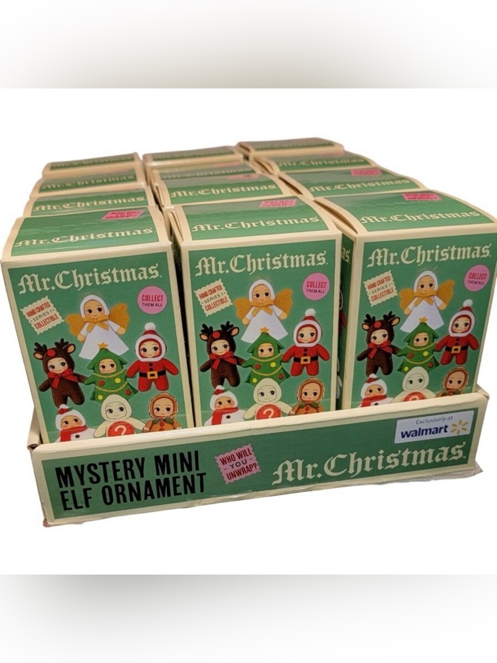Mr. Christmas Mystery Mini Elf Ornament Walmart Exclusive Full Case Of 12